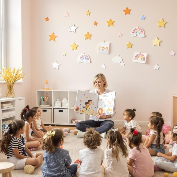 Cheerful Classroom Scene