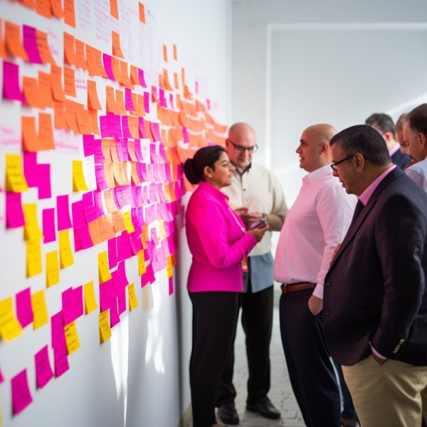 Collaborative Teamwork in a Colorful Brainstorming Session