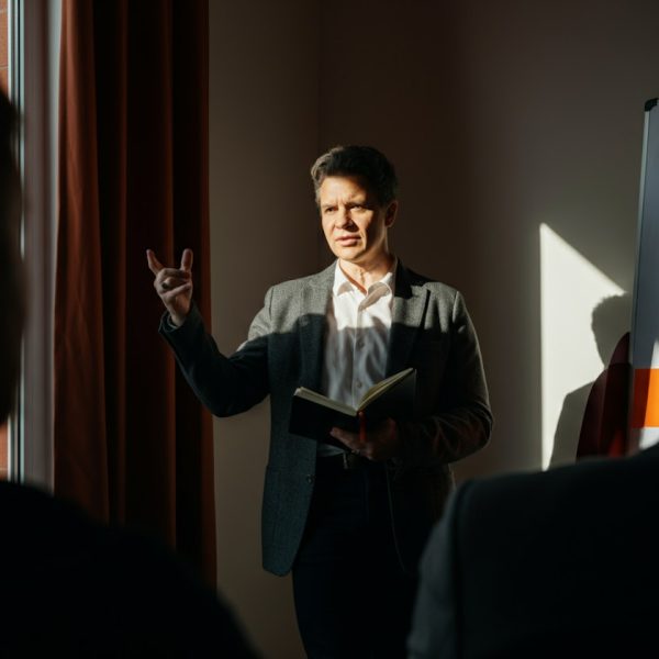 Man Giving a Presentation