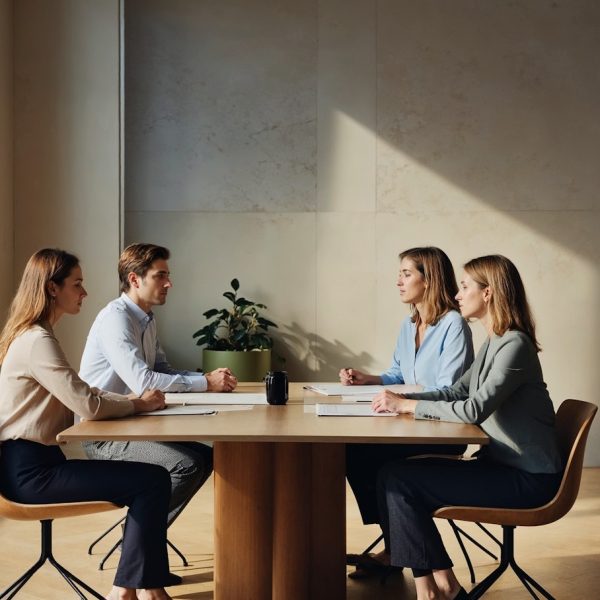 Office Meeting Scene