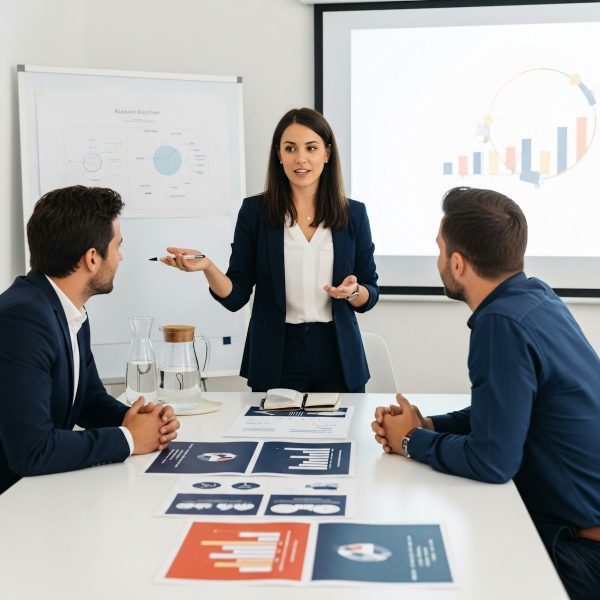 Professional Meeting Scene