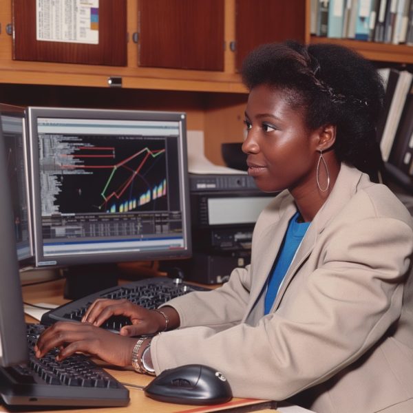 Professional Woman at Workstation