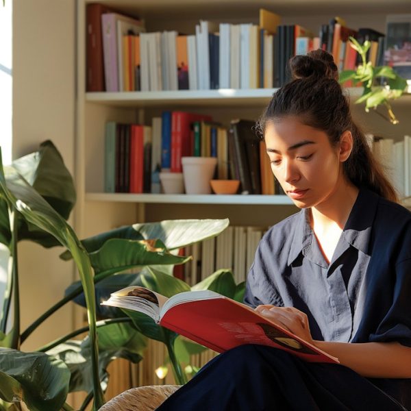 Serene Reading Time