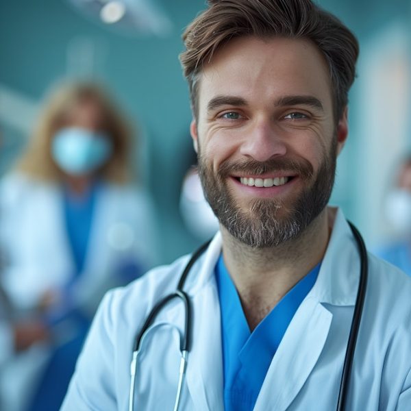 Smiling Male Doctor Portrait