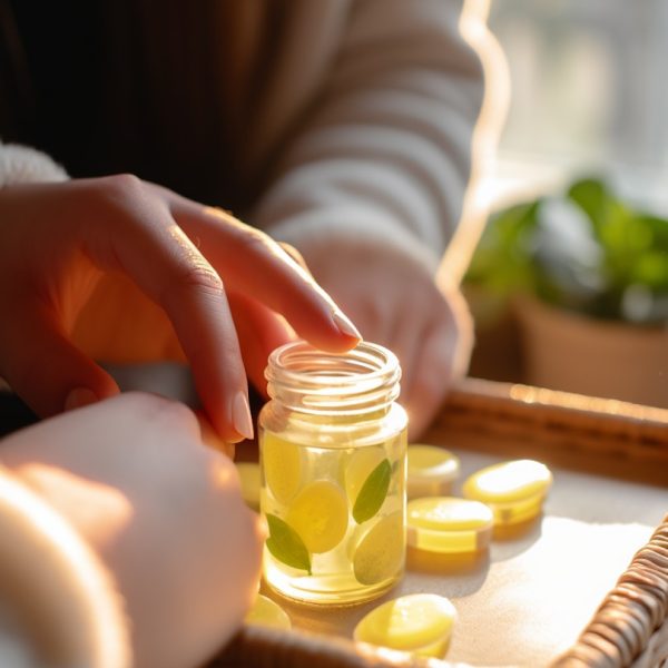 Tranquil Moments with Lemon-Lime Pastilles